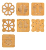 Bộ 4 miếng lót nồi bằng gỗ