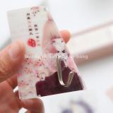 Com 4 móc hít dính tường NQP1211 ( móc dán tường )