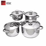 Bộ 4 nồi inox cao cấp Karat Five Star FS08CK