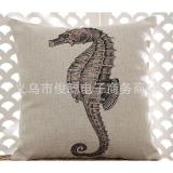 45x45cm trangtrinhacua BỘ 4 VỎ GỐI TỰA LƯNG ĐEN TRẮNG gối tựa sofa pillowcase backrest pillow gối tựa lưng văn phòng gối tựa lưng ghế văn phòng gối tựa lưng vỏ gối vuông vỏ gối nằm