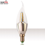 Bộ 5 bóng đèn Suntek LED nến đuôi E14 (Ánh sáng trắng)