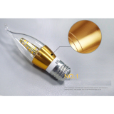 Bộ 5 bóng đèn Suntek LED nến đuôi E27 (Ánh sáng vàng)