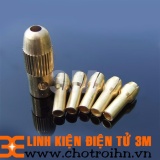 Bộ 5 đầu kẹp chế máy khoan mini cầm tay từ Motor Trục 3.17mm
