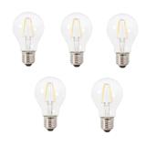 Bộ 5 Đèn led Edison A60 4w trang trí nghệ thuật