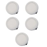 Bộ 5 Đèn Led Ốp Nổi 12w Tròn Vàng