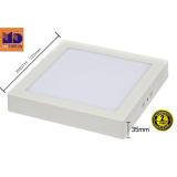 Bộ 5 Đèn led ốp trần Vuông Ánh sáng Vàng (18W - Φ220) - MD40