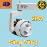 Bộ 5 đèn led rọi ray COB Ánh sáng vàng 20W - MD66