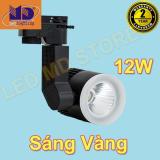 Bộ 5 Đèn Led Rọi ray DG cob vỏ đen ánh sáng vàng 12W - MD68