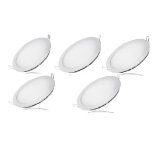 Bộ 5 đèn led siêu mỏng tròn âm tường mpe rpl-9t