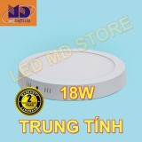 Bộ 5 Đèn Led ốp trần Tròn Ánh sáng Trung Tính (18W - Φ225) - MD41