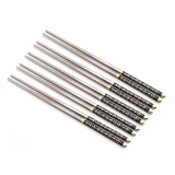 [HCM]Bộ 5 đôi đũa inox MFA E01-5-101 23cm-101 (Đen)