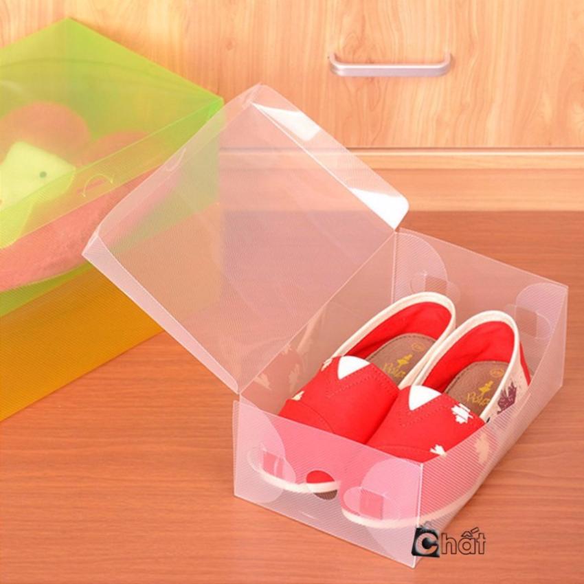 Bộ 5 Hộp Đựng Giày Dép Trong Suốt