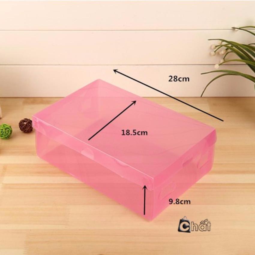 Bộ 5 Hộp Đựng Giày Dép Trong Suốt