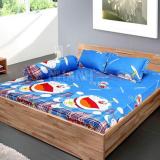 (FreeShip MAX) Bộ 5 món Chăn Ga Gối Bọc Doraemon Chong Chóng