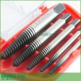 Bộ 5 mũi vít mở bu lông ốc vít gãy licota 3-18mm thép cr-v