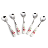[HCM]Bộ 5 muỗng inox cán sứ MFA S09-5-65 14.5cm-65