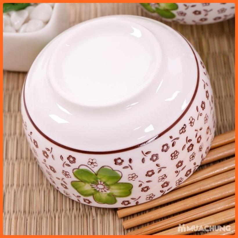 Bộ 6 bát sứ kèm đũa