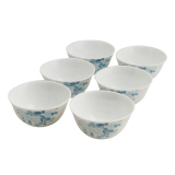 [HCM]Bộ 6 chén chè 10cm thủy tinh ngọc La Opala Diva 30010-6TD