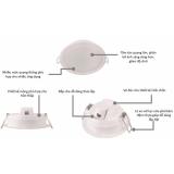 Bộ 6 đèn Philips LED Downlight âm trần 59203 10W (Trắng)