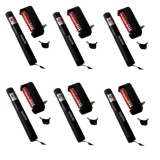 Bộ 6 đèn pin sạc Laser SDL 303 (Tia xanh) - Đen