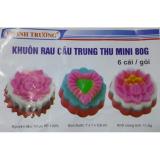 Bộ 6 khuôn rau cau trung thu mini