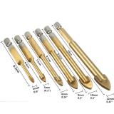 Bộ 6 mũi khoan kính, mũi khoan thủy tinh,gạch men,gạch đá hoa vonfram