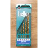 Bộ 6 Mũi khoan sắt Heller phủ Titan (chuẩn DIN338)