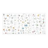 Bộ 6 Sticker Molang