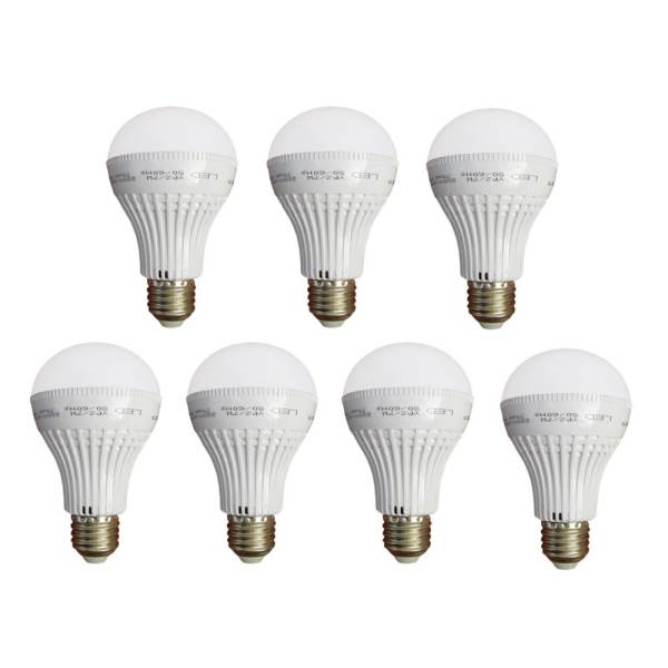 Bộ 7 bóng đèn LED Tường An E27 7W (Trắng)