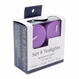 Bộ 10 hộp 80 nến tealight thơm đế nhựa Miss Candle FtraMart FTRA-NQM2059N (Tím)