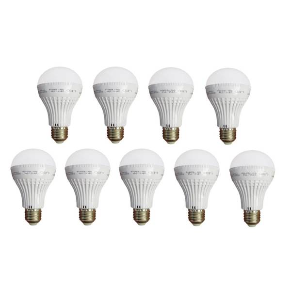 Bộ 9 bóng đèn LED Tường An E27 7W (Trắng)