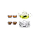 Bộ ấm chén pha trà thủy tinh Zeno SET55