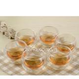 Bộ ấm chén pha trà thuỷ tinh Zeno SET07