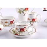 Bộ ấm trà/ cafe 15 món Sứ Xương Royal Houseware 15788H