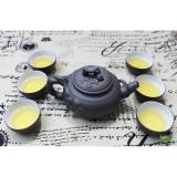 Bộ Ấm Trà Họa Tiết Hoa Mai Đen