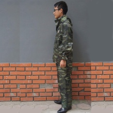Bộ Áo Mưa Vải Dù Cao Cấp Rằn Ri Lính Bộ Đội (xxxl) By Heroshop