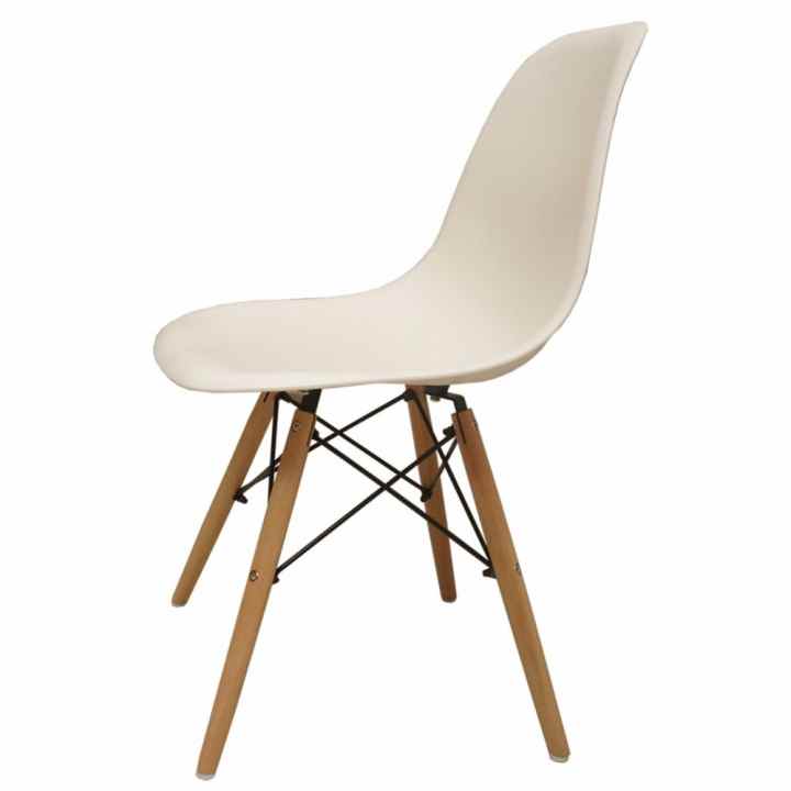 Bộ bàn làm việc Rec-F trắng và ghế Eames trắng - IBIE