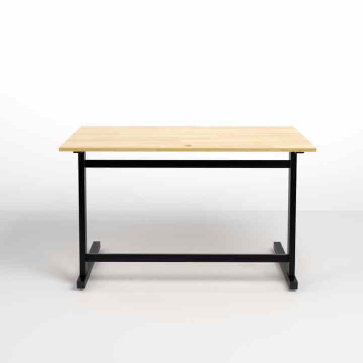 Bộ bàn làm việc Rec-Z đen và ghế Eames đen - IBIE