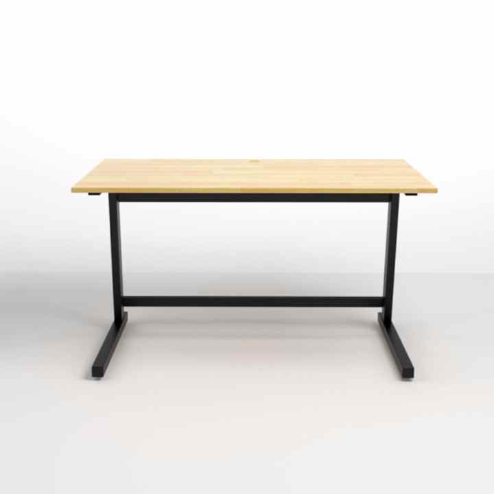 Bộ bàn làm việc Rec-Z đen và ghế Eames đen - IBIE