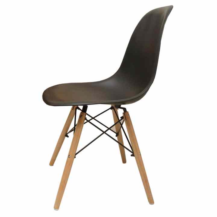 Bộ bàn làm việc Rec-Z đen và ghế Eames đen - IBIE