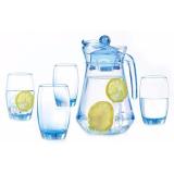 Bộ bình ly thủy tinh 5 món Luminarc Arc Ice Blue L0535