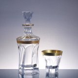 Bộ bình ly uống rượu cao cấp mạ vàng Drink Set Bohemia BCL337/B