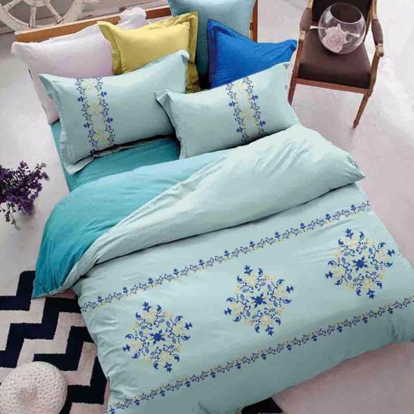 Bộ chăn ga cotton lụa Drap24 GM32.M6