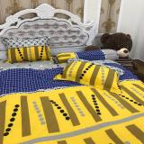 Bộ ga gối 4 món cotton Hàn Julia 247BK18