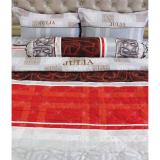 Bộ chăn ga gối cotton nhập khẩu Hàn Quốc chần gòn Julia 181 (bộ 5 món có chăn)