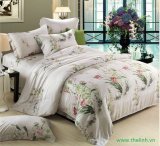 Bộ chăn ga gối phủ chần gòn White Swan Thế Linh - TLC 53 - 160x200