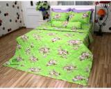 Bộ chăn ra gối bọc chằn gòn Cotton Jamion KCT215 160x200 (Xanh)