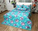 Bộ chăn ra gối bọc chằn gòn Cotton Jamion KCT221 180x200 (Xanh)