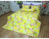 Bộ chăn ra gối bọc chằn gòn Cotton Jamion KCT227 160x200 (Vàng)