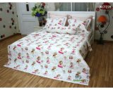 Bộ chăn ra gối bọc chằn gòn Cotton Jamion KCT228 160x200 (Trắng)